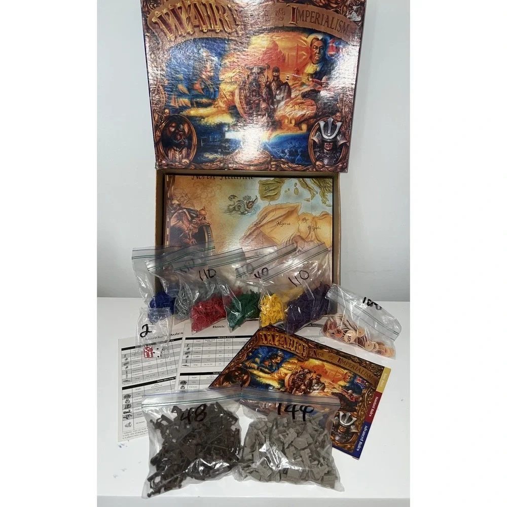 WAR AGE OF IMPERIALISM BOARD GAME EPIC GRAND STRATEGY COMPLETE EAGLE GAMES 2001